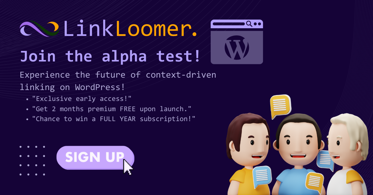 Join alpha test program linkloomer